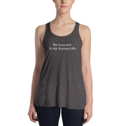 Trainer Therapist - Women's Flowy Racerback Tank